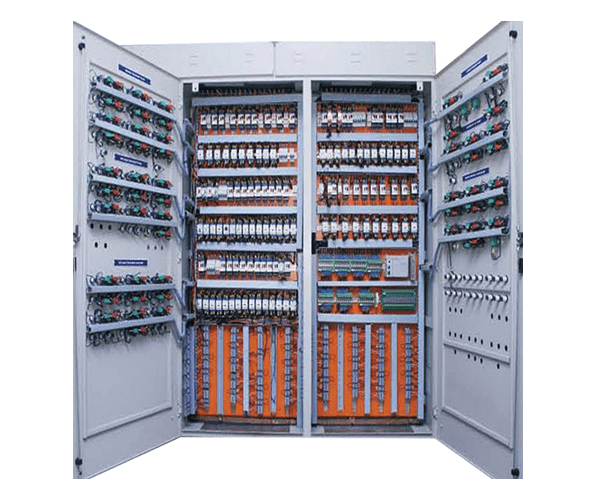 Pictures showing the panel of the large PLC